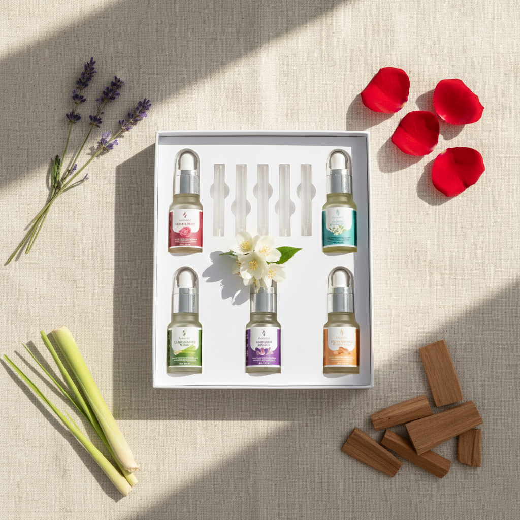 Nature's Bliss Combo pack of 5 | Blended with Imported Natural Essential Oils | Premium Aromatic Diffuser Fragrance Oil
