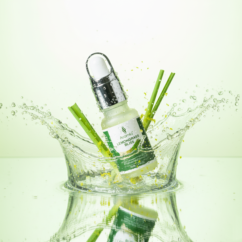 Lemongrass Bliss | Natural Essential Oil Blended Premium Aromatic Diffuser Fragrance Oil | 15 ML