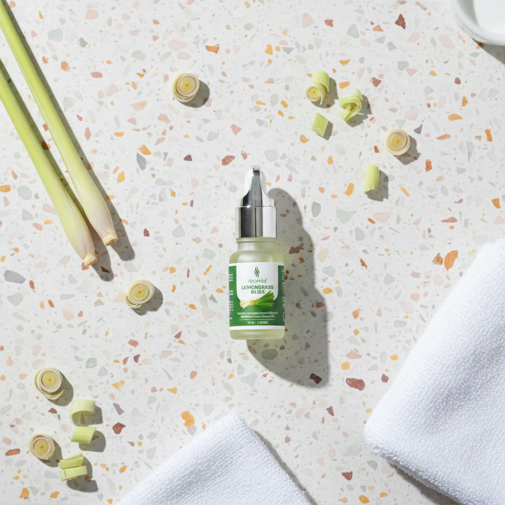 Lemongrass Bliss | Natural Essential Oil Blended Premium Aromatic Diffuser Fragrance Oil | 15 ML