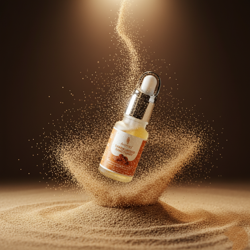 Sandalwood Sanctuary | Natural Essential Oil Blended Premium Aromatic Diffuser Fragrance Oil | 15 ML