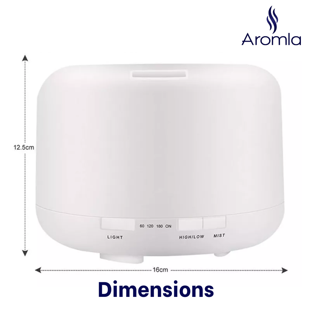 Aromla Ultrasonic Air Humidifier, 7-in-1 for Home and Office, Runtime of 6+ Hours