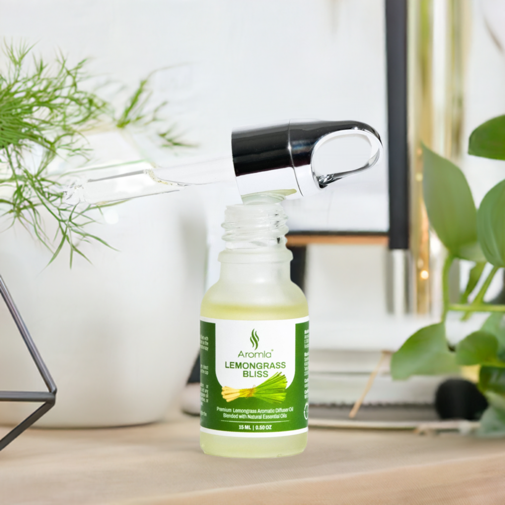 Lemongrass Bliss | Natural Essential Oil Blended Premium Aromatic Diffuser Fragrance Oil | 15 ML