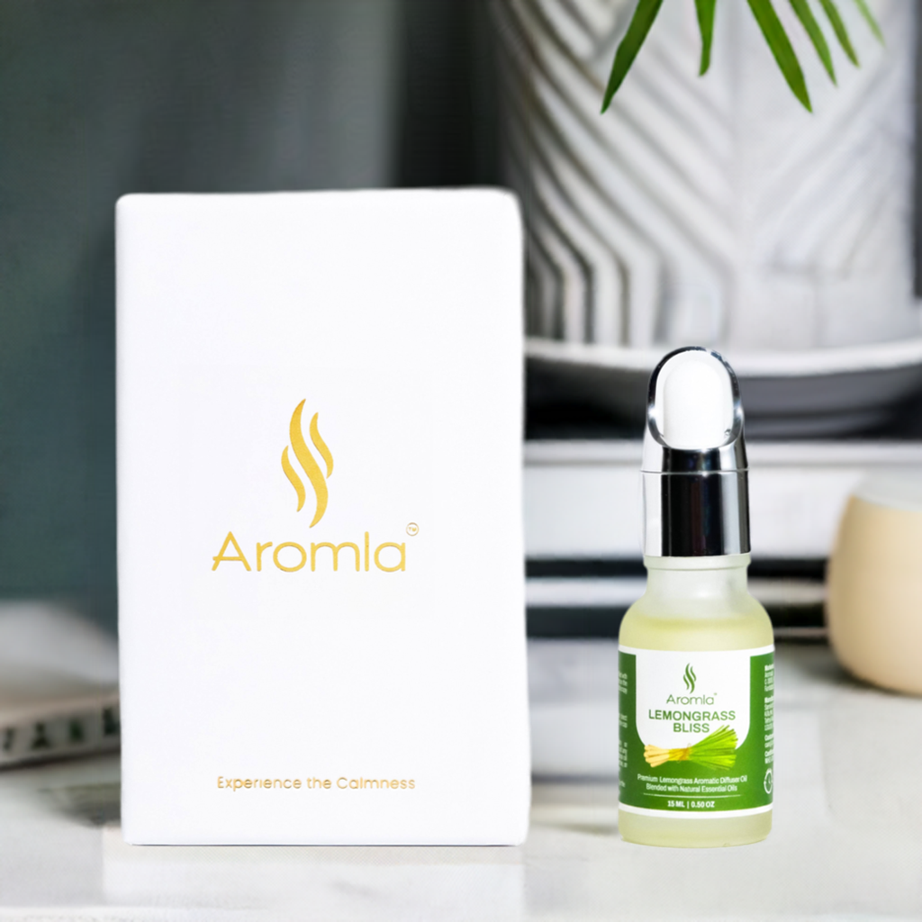 Lemongrass Bliss | Natural Essential Oil Blended Premium Aromatic Diffuser Fragrance Oil | 15 ML
