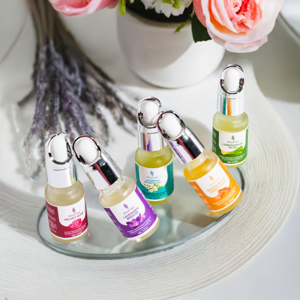 Nature's Bliss Combo pack of 5 | Blended with Imported Natural Essential Oils | Premium Aromatic Diffuser Fragrance Oil